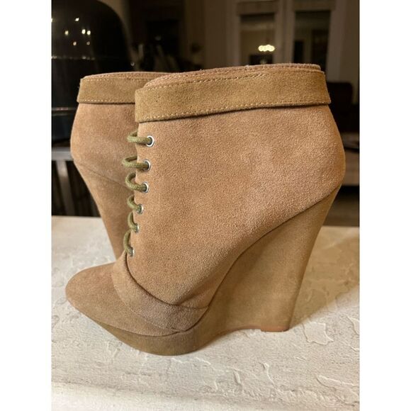 Women's Colin Stuart Boots Tan Size 8.5 B - Picture 1 of 6
